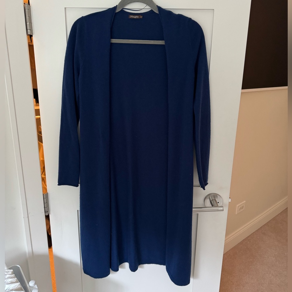 J. McLaughlin Deep Blue Cashmere Sweater